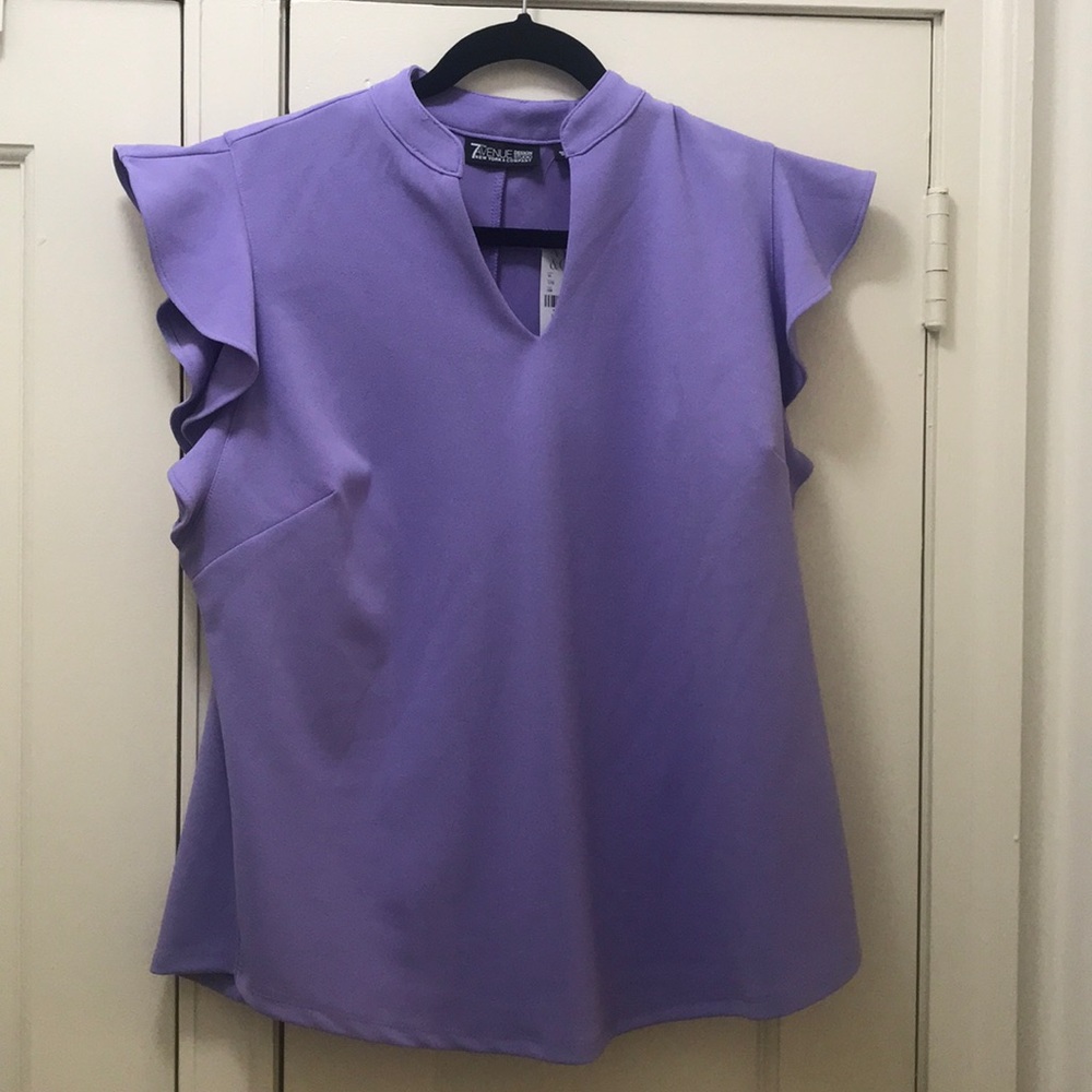 New York & Co Lilac Blouse